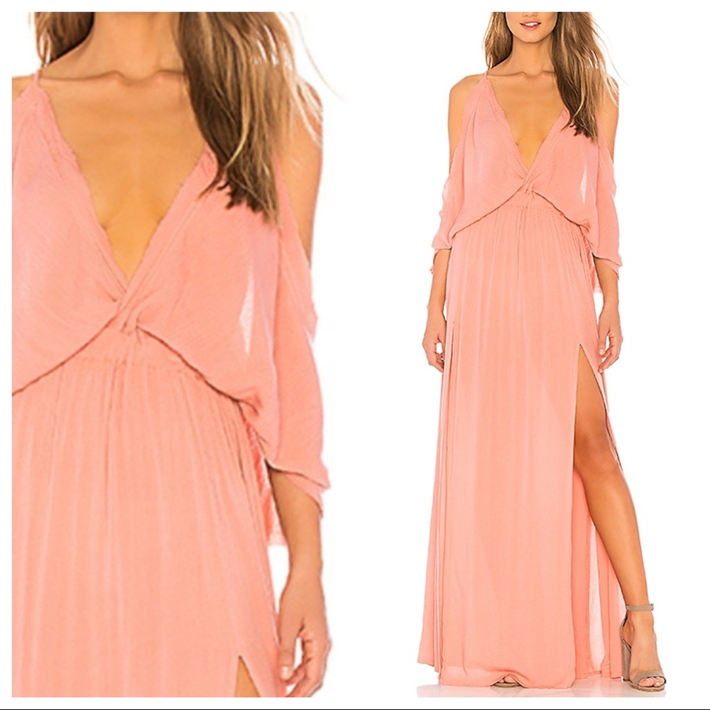 Revolve Tiare Hawaii Cantina Dress Pink Worn Once!